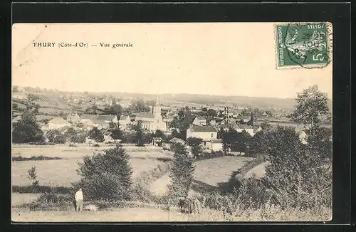 AK Thury, Vue générale, Ortsansicht