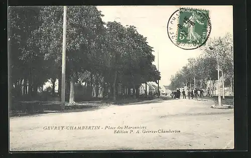 AK Gevrey-Chambertin, Place des Maronniers