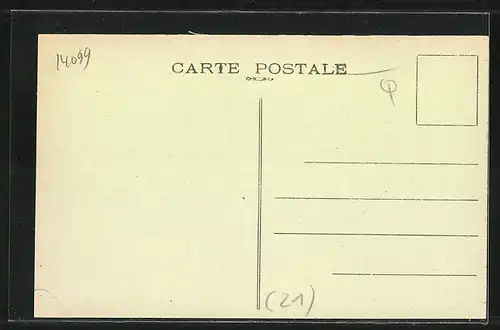 AK Gurgy-la-Ville, Vue générale, Dorf aus der Vogelschau