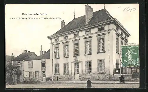 AK Is-sur-Tille, L`Hotel-de-Ville, Rathaus