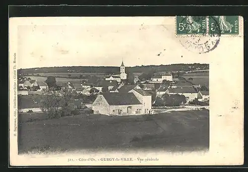 AK Gurgy-la-Ville, Vue générale