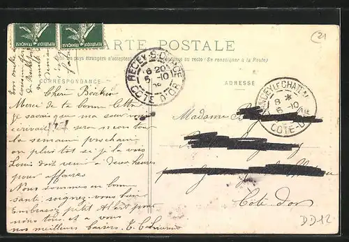 AK Gurgy-la-Ville, Vue générale