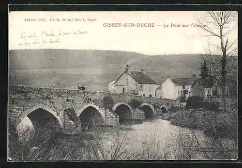 AK Gissey-sur-Ouche, Le Pont sur l`Ouche