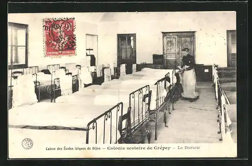 AK Crépey, Caisse des Écoles Laiques de Dijon, le Dortoir