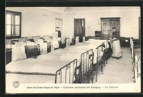 AK Crépey, Caisse des Écoles Laiques de Dijon, le Dortoir