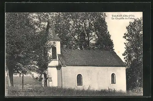 AK Talmay, la Chapelle du Frene