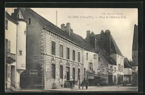 AK Seurre, Place de l`Hotel-de-Ville