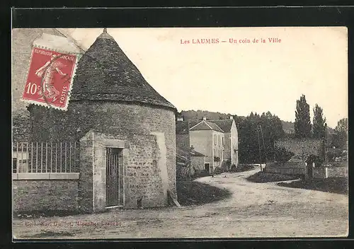 AK Les Laumes, Un coin de la Ville