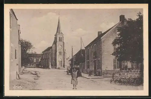 AK Saulon-la-Chapelle, La Grand` Rue