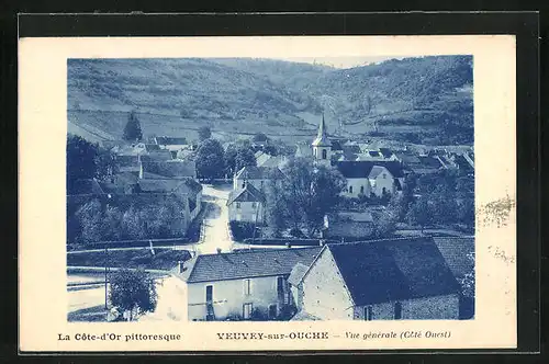 AK Veuvey-sur-Ouche, Vue gènèrale