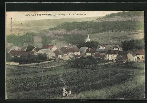 AK Veuvey-sur-Ouche, Vue Gènèrale