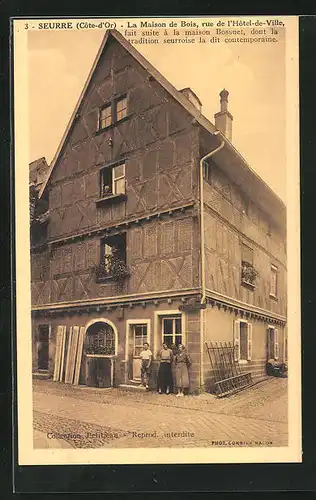 AK Seurre, la Maison de Bois, rue de l'Hotel-de-Ville