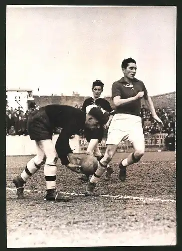 Fotografie Ansicht Wien, Wackerplatz, Fussballspiel Admira : Wacker Wiener Neustadt auf dem Wackerplatz