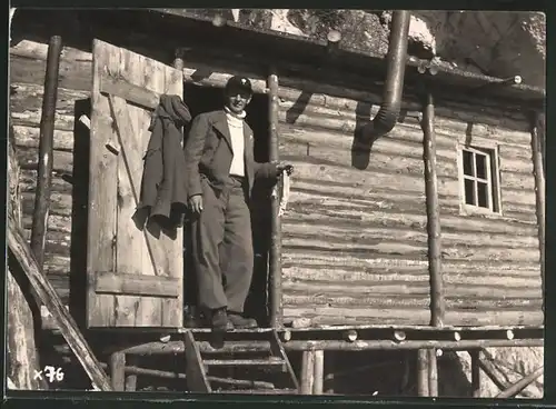 Fotografie Ufa-Filmszene Standschützenquartier Standschütze Bruggler, Ostermayr-Film - Spielleitung Werner Klingler