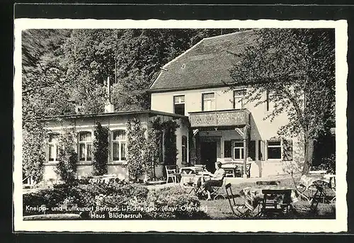 AK Berneck i. Fichtelgeb. / Bayr. Ostmark, Hotel-Haus Blüchersruh