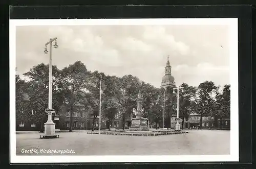 AK Genthin, Hindenburgplatz