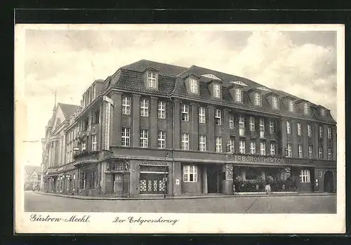 AK Güstrow / Meckl., Hotel Erbgrossherzog