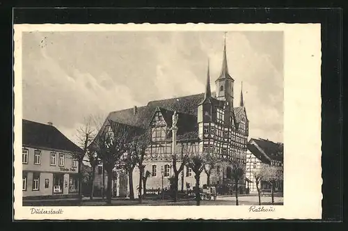 AK Duderstadt, Blick auf das Rathaus