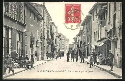 AK Saint-Étienne-de-Saint-Geoirs, Rue principale