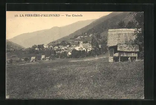 AK La Ferriere-d`Allevard, Vue Generale