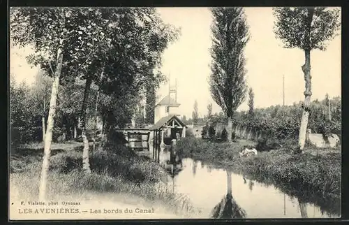 AK Les Avenieres, Les bords du Canal