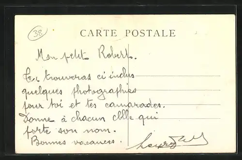 AK Ecole, Vue Generale avec Le Pecloz