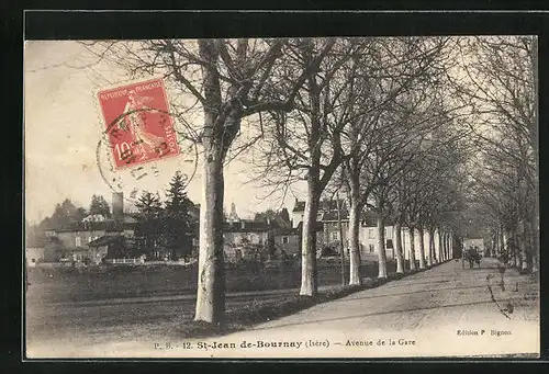 AK St. Jean-de-Bournay, Avneue de la Gare