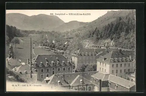 AK Uriage-les-Bains, Panorama