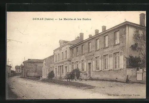 AK Genas, La Mairie et les Ecoles