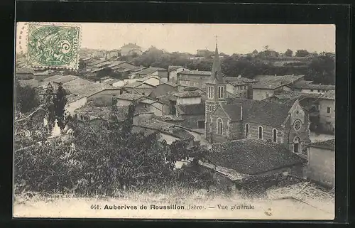 AK Auberives de Roussillon, Vue générale