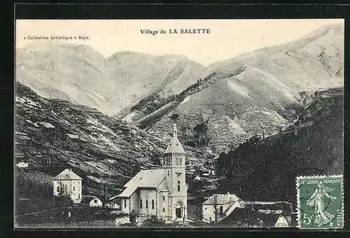 AK La Salette, Panorama des Ortes