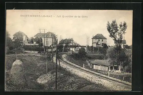 AK Saint-André-le-Gaz, Joli Quartier de la Gare