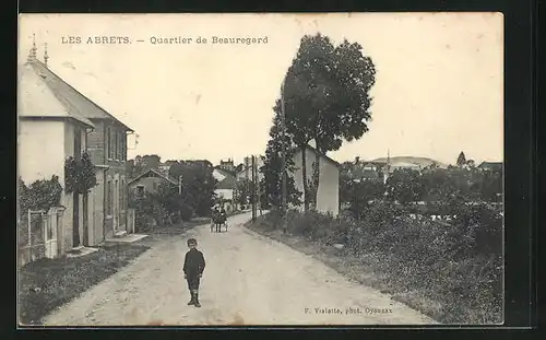 AK Les Abrets, Quartier de Beauregard