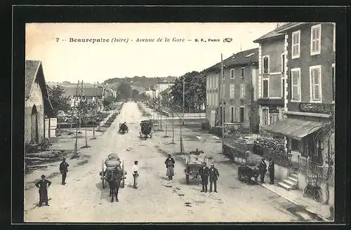 AK Beaurepaire, Avenue de la Gare