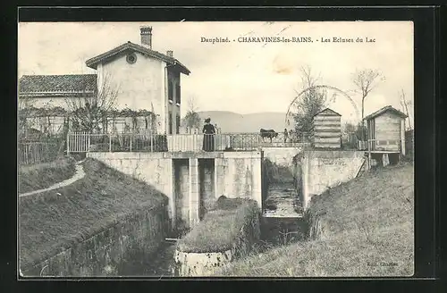 AK Charavines-les-Bains, les Ecluses du Lac