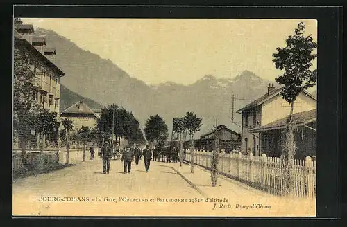 AK Bourg-d'Oisans, la Gare