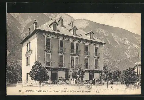 AK Bourg-d'Oisans, Grand Hotel de l'Oberland Francais