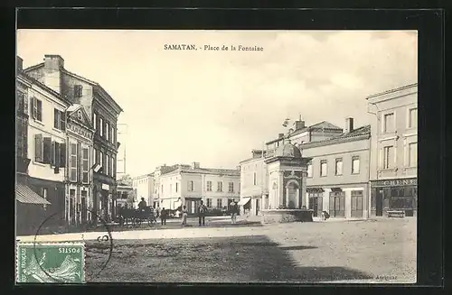 AK Samatan, Place de la Fontaine