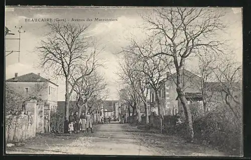 AK Beaucaire, Avenue des Marronniers
