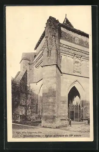 AK Beaumarchés, Eglise gothique du VV siècle
