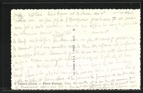 AK Aignan / Gers, Place Parisot