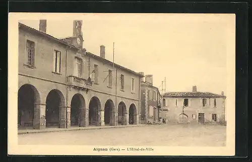 AK Aignan / Gers, L`Hotel de Ville