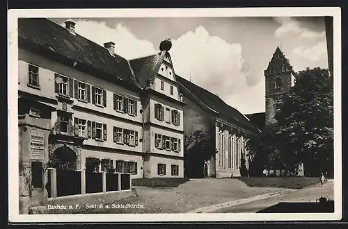 AK Buchau a. F., Schloss und Schlosskirche