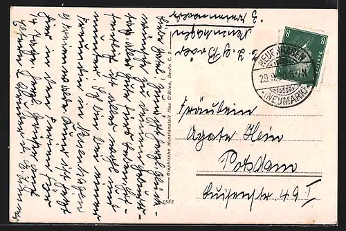 AK Bad Freienwalde, Blick über die Ortschaft