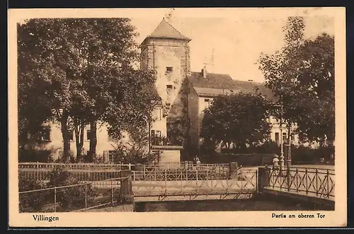 AK Villingen, Partie am oberen Tor