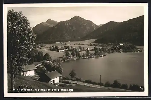 AK Fischhausen am Schliersee geg. Brecherspitz, Ortsansicht