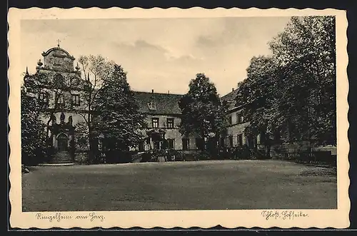 AK Ringelheim am Harz, Schloss, Hofseite