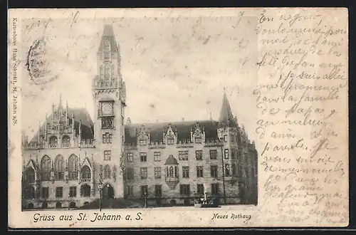 AK St. Johann a. S., Neues Rathaus