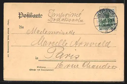 AK Hildesheim, Godehardi Kirche bei Sonnenschein