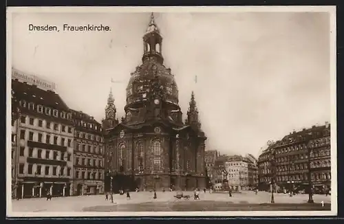 AK Dresden, Frauenkirche am Tag